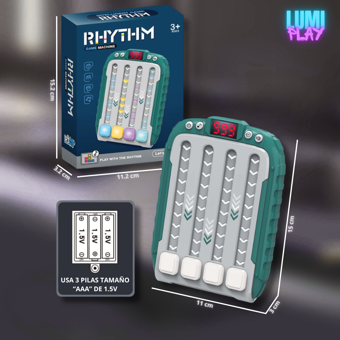 Juego Portátil de Reflejos con Luces LED Antiestrés
