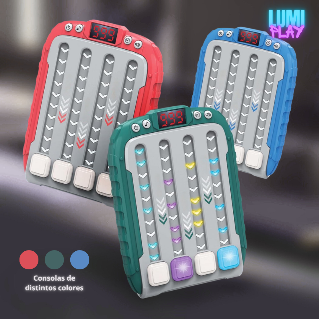 Juego Portátil de Reflejos con Luces LED Antiestrés